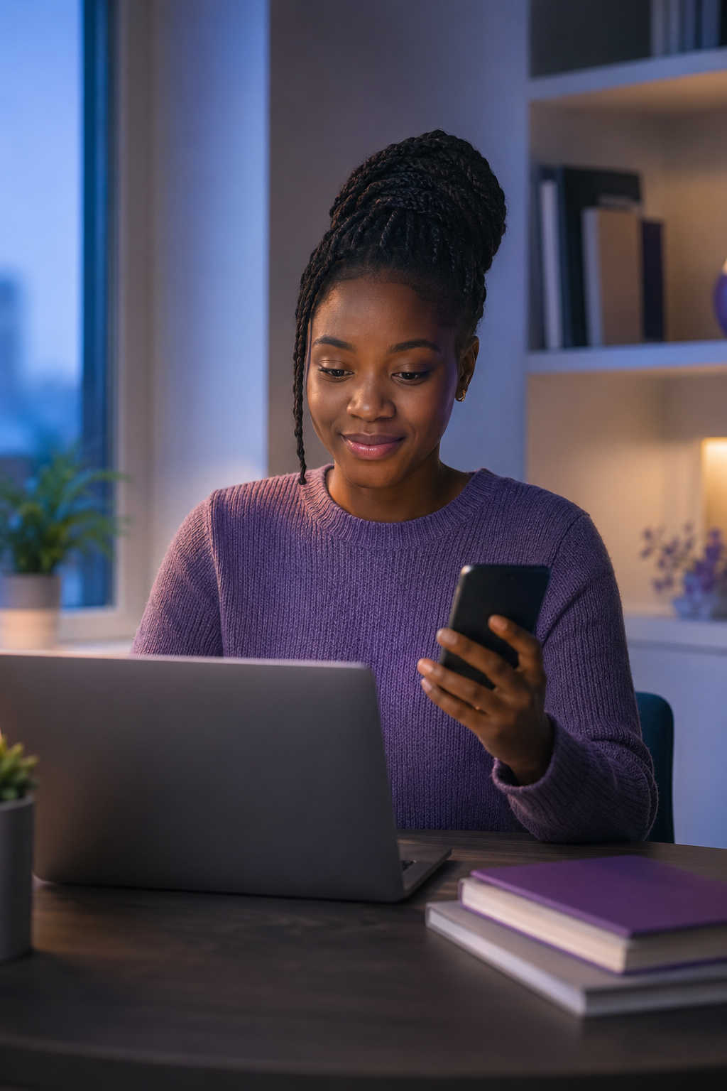 Student securely recovering her account